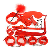 Soft Plush Bondage Set – Red or Black