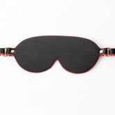 Obsidian Veil Leather Blindfold
