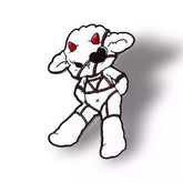 Devil Lamb - Silent Submission Enamel Pin