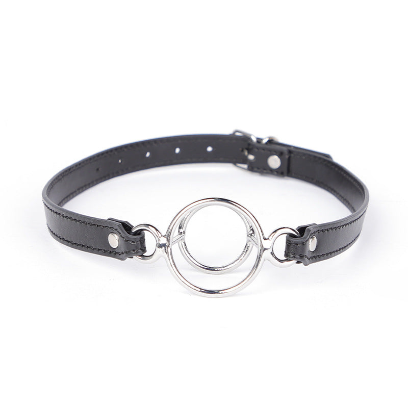 Obsidian O-ring gag – beginner-friendly bondage accessory by Serpex