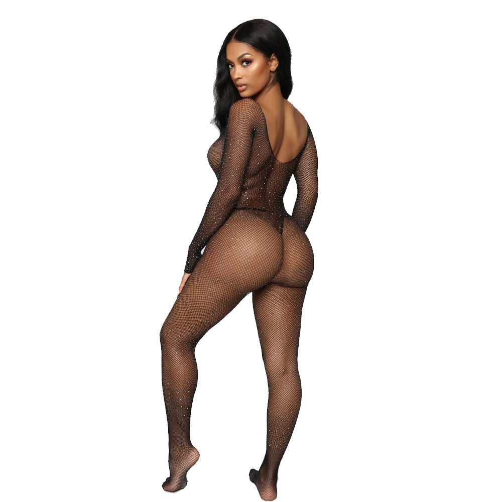 Aurora Sparkle Mesh Bodystocking